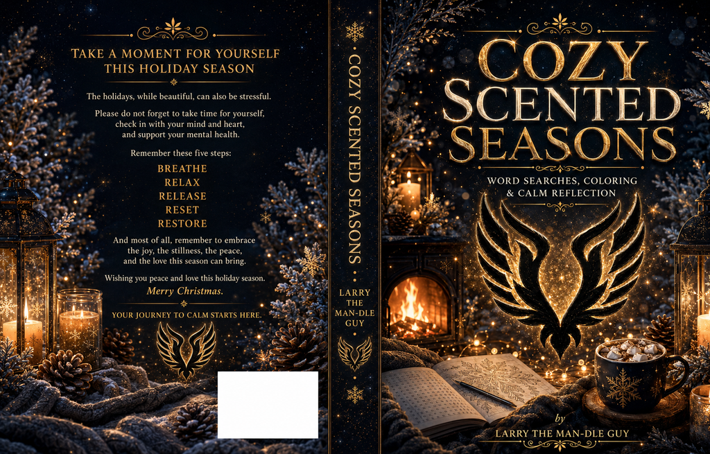 Cozy Scented Seasons: Word Searches, Coloring & Calm Reflection
