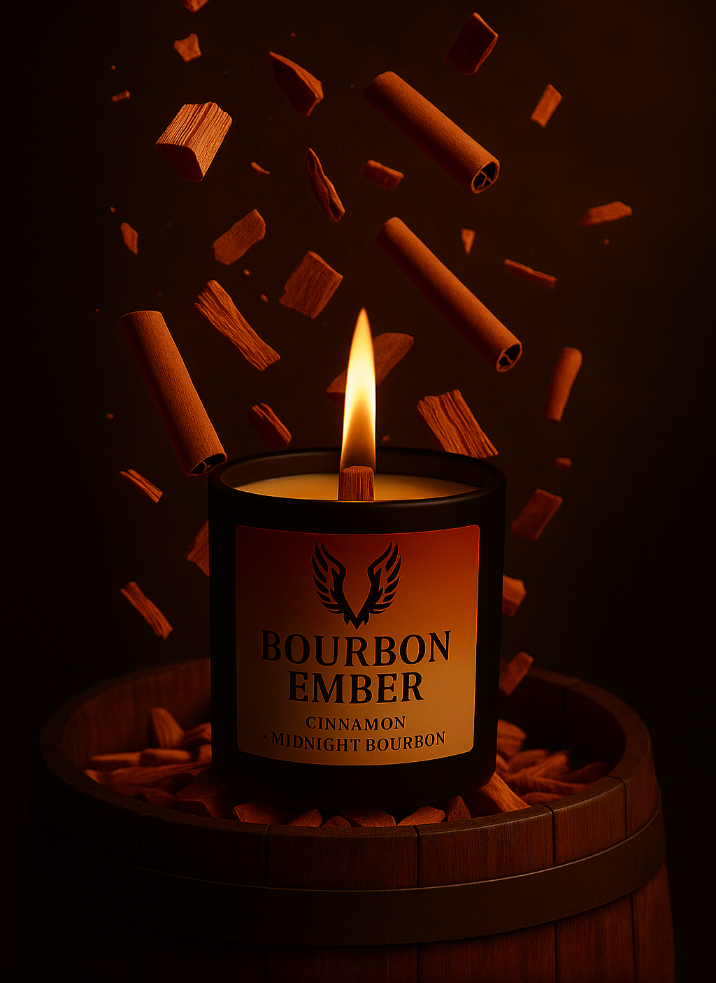 Bourbon Ember Candle