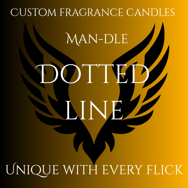 Dotted Line Candle