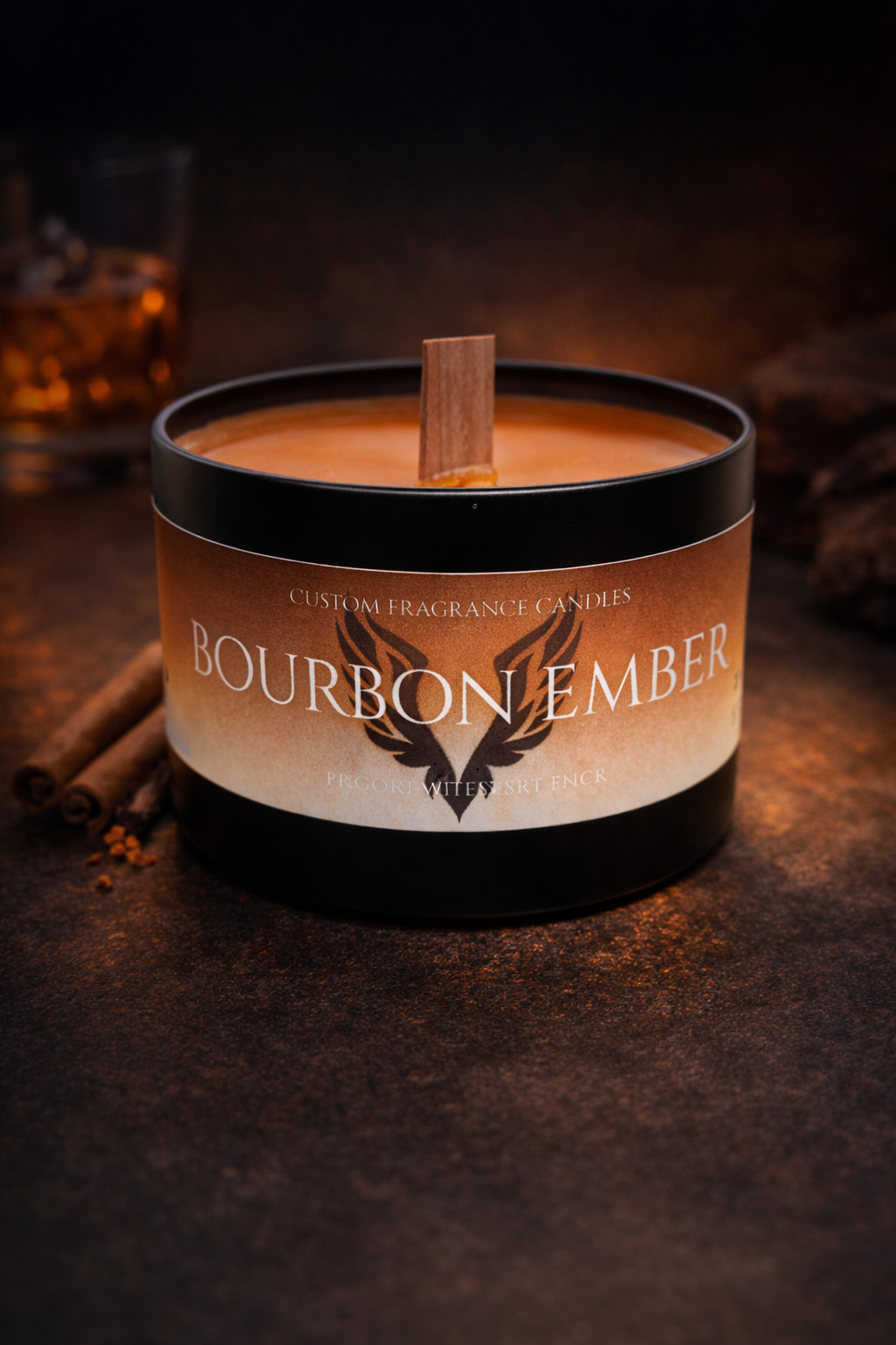 Bourbon Ember Candle
